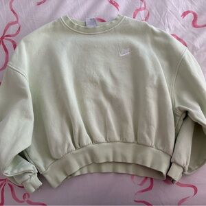 Nike light  Green Crewneck